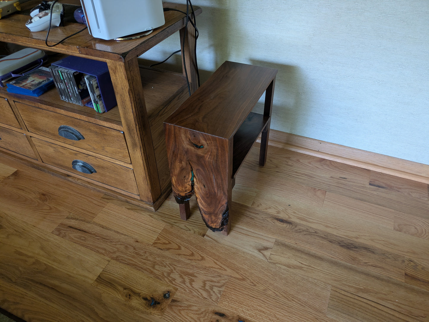 Small Walnut Side Table
